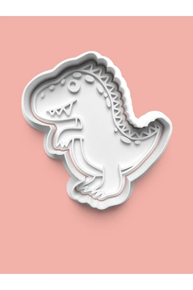 Dinozor Figürü Kurabiye Kalıbı Ve Şeker Hamuru Kalıbı ürün görseli