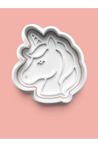 Unicorn Figürü Kurabiye Kalıbı Ve Şeker Hamuru Kalıbı ürün görseli
