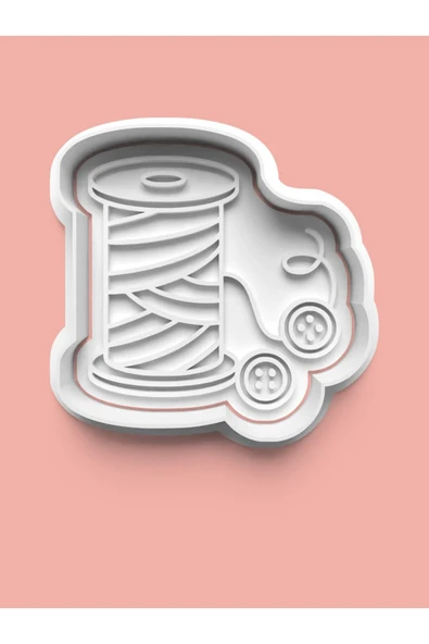 Dikiş İpliği Figürü Kurabiye Kalıbı Ve Şeker Hamuru Kalıbı ürün görseli