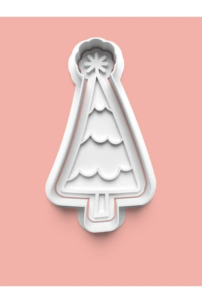 Çam Ağacı Figürü Kurabiye Kalıbı Ve Şeker Hamuru Kalıbı ürün görseli