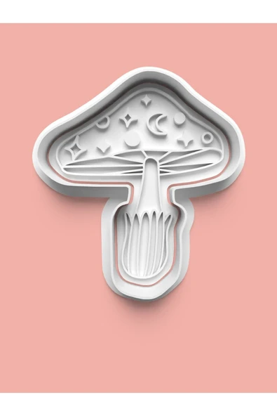 Mantar Figürü Kurabiye Kalıbı Ve Şeker Hamuru Kalıbı ürün görseli