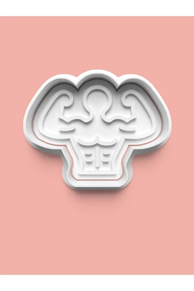 Gym Temalı Kurabiye Kalıbı Ve Şeker Hamuru Kalıbı ürün görseli