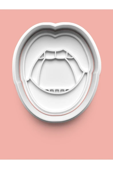 Dudak Figürü Kurabiye Kalıbı Ve Şeker Hamuru Kalıbı ürün görseli