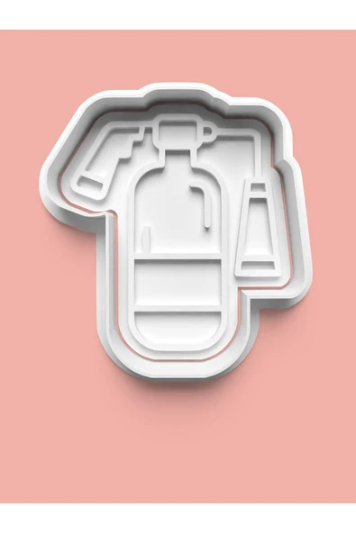 İtfaiye Tüpü Kurabiye Kalıbı Ve Şeker Hamuru Kalıbı ürün görseli