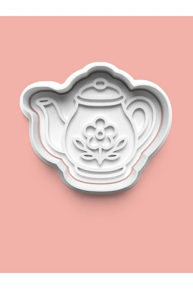 Çay Demliği Kurabiye Kalıbı Ve Şeker Hamuru Kalıbı