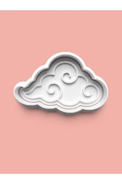 Rüzgar Bulutu Figürü Kurabiye Kalıbı Ve Şeker Hamuru Kalıbı ürün görseli