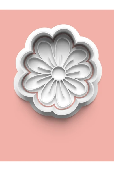 Çiçek Figürü Kurabiye Kalıbı Ve Şeker Hamuru Kalıbı ürün görseli