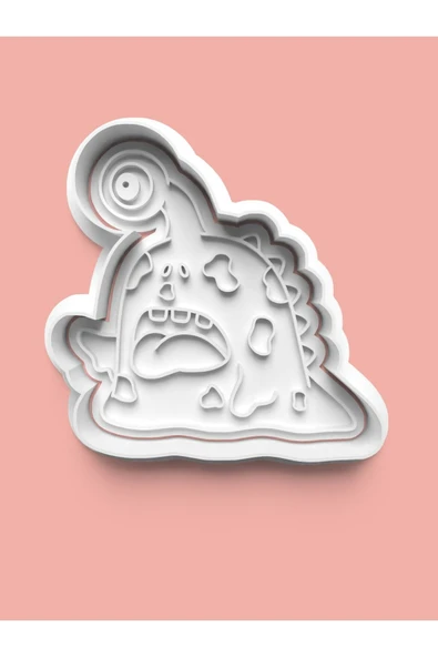 Tek Gözlü Canavar Figürü Kurabiye Kalıbı Ve Şeker Hamuru Kalıbı ürün görseli