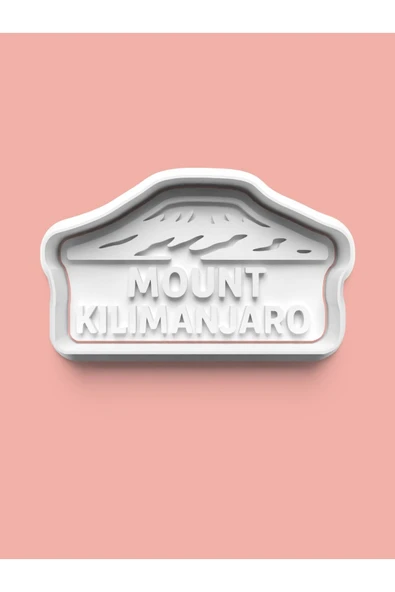 Kilimanjaro Dağ Figürü Kurabiye Kalıbı Ve Şeker Hamuru Kalıbı ürün görseli