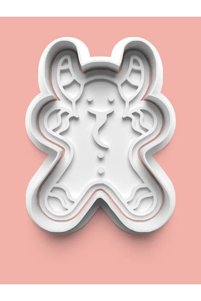 Krampus Figürü Kurabiye Kalıbı Ve Şeker Hamuru Kalıbı ürün görseli