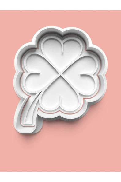 Kalp Yapraklı Papatya Figürü Kurabiye Kalıbı Ve Şeker Hamuru Kalıbı ürün görseli