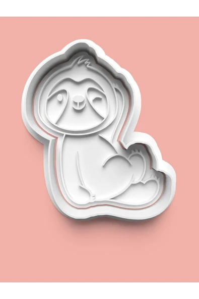 Koala Tembel Hayvan Figürü Kurabiye Kalıbı Ve Şeker Hamuru Kalıbı ürün görseli