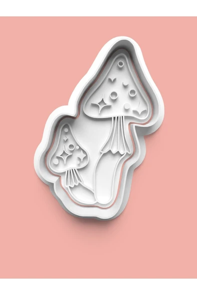 Mantar Figürü Kurabiye Kalıbı Ve Şeker Hamuru Kalıbı ürün görseli