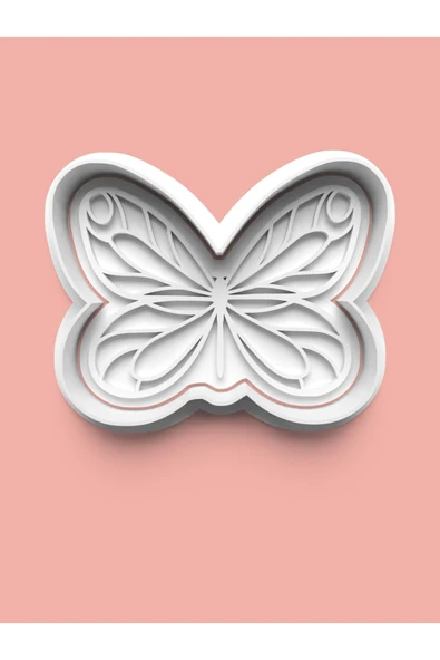 Kelebek Figürü Kurabiye Kalıbı Ve Şeker Hamuru Kalıbı ürün görseli