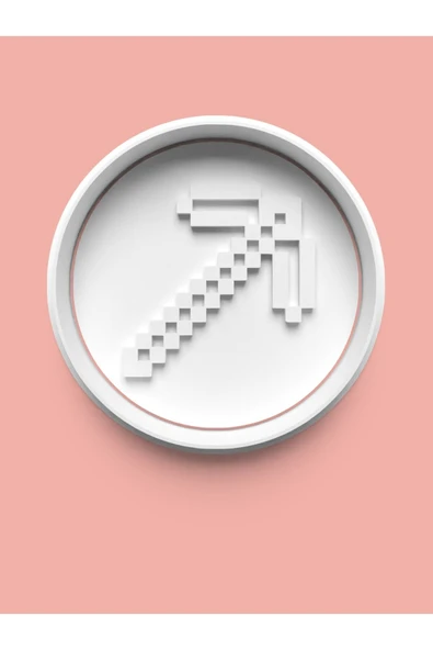 Minecraft Oku Kurabiye Kalıbı Ve Şeker Hamuru Kalıbı ürün görseli