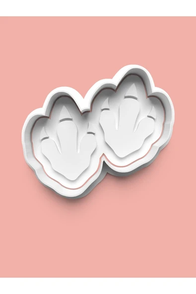 Dinozor Pençe İzleri Kurabiye Kalıbı Ve Şeker Hamuru Kalıbı ürün görseli