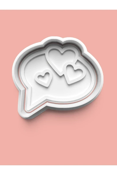 Kalpten İfadeler Temalı Kurabiye Kalıbı Ve Şeker Hamuru Kalıbı ürün görseli