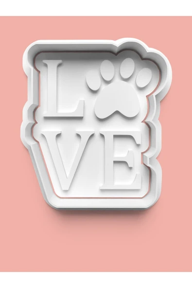 Köpek Sevgisi Kurabiye Kalıbı Ve Şeker Hamuru Kalıbı ürün görseli