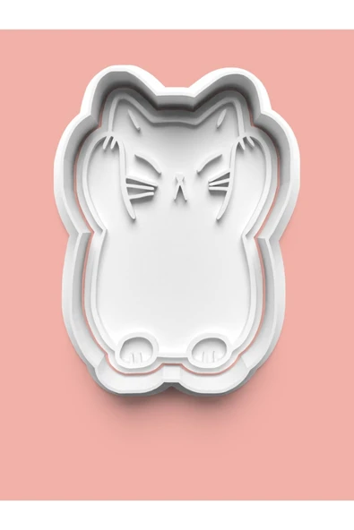 Sevimli Kedicik Kurabiye Kalıbı Ve Şeker Hamuru Kalıbı ürün görseli