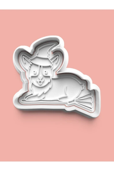 Corgi Figürü Kurabiye Kalıbı Ve Şeker Hamuru Kalıbı ürün görseli