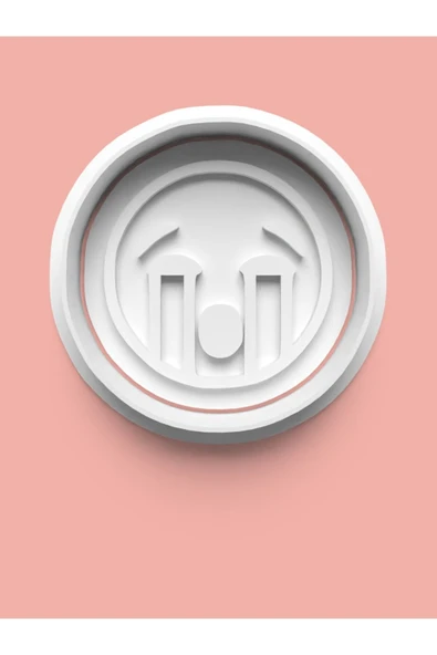 Emoji Surat İfadesi Kurabiye Kalıbı Ve Şeker Hamuru Kalıbı ürün görseli