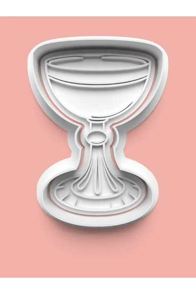 Kadeh Figürü Kurabiye Kalıbı Ve Şeker Hamuru Kalıbı ürün görseli