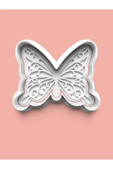 Kelebek Figürü Kurabiye Kalıbı Ve Şeker Hamuru Kalıbı ürün görseli