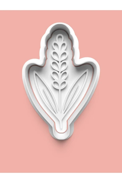 Bitki Çiçeği Kurabiye Kalıbı Ve Şeker Hamuru Kalıbı ürün görseli