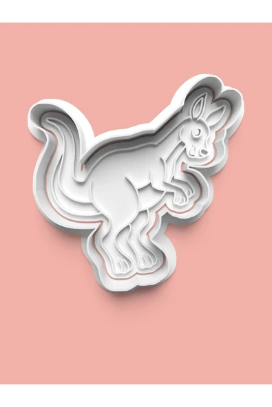 Kanguru Figürü Kurabiye Kalıbı Ve Şeker Hamuru Kalıbı ürün görseli