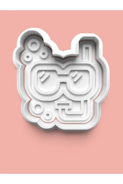 Deniz Gözlüğü Kurabiye Kalıbı Ve Şeker Hamuru Kalıbı ürün görseli