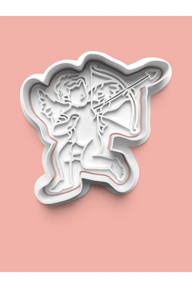 Ok Atan Melek Figürü Kurabiye Kalıbı Ve Şeker Hamuru Kalıbı ürün görseli