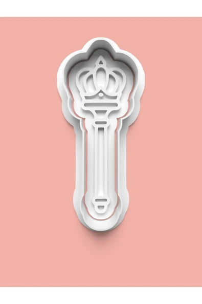 Kral Asası Kurabiye Kalıbı Ve Şeker Hamuru Kalıbı ürün görseli