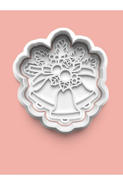 Çiçek Temalı Ziller Figürü Kurabiye Kalıbı Ve Şeker Hamuru Kalıbı ürün görseli