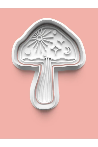 Mantar Figürü Kurabiye Kalıbı Ve Şeker Hamuru Kalıbı ürün görseli