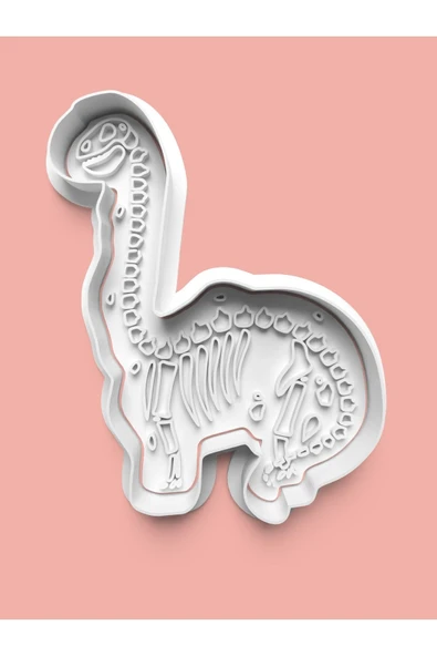 Dinozor Fosili Kurabiye Kalıbı Ve Şeker Hamuru Kalıbı ürün görseli