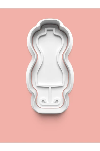 Elbise Standı Kurabiye Kalıbı Ve Şeker Hamuru Kalıbı ürün görseli