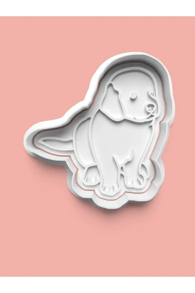 Labrador Retriever Köpek Figürü Kurabiye Kalıbı Ve Şeker Hamuru Kalıbı ürün görseli