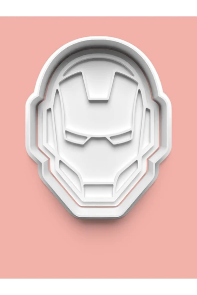 Iron Man Demir Adam Figürü Kurabiye Kalıbı Ve Şeker Hamuru Kalıbı ürün görseli