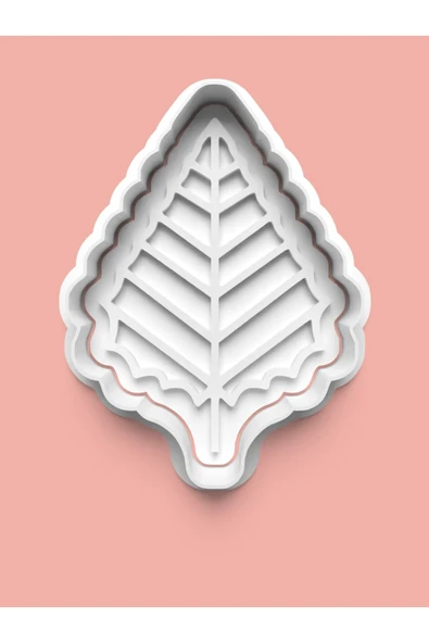 Yaprak Figürü Kurabiye Kalıbı Ve Şeker Hamuru Kalıbı ürün görseli