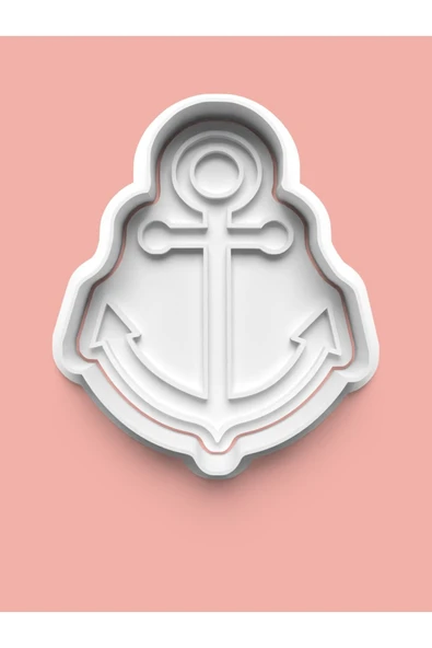 Gemi Çapası Gemi Demiri Figürü Kurabiye Kalıbı Ve Şeker Hamuru Kalıbı ürün görseli