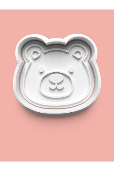 Ayı Suratı Kurabiye Kalıbı Ve Şeker Hamuru Kalıbı ürün görseli