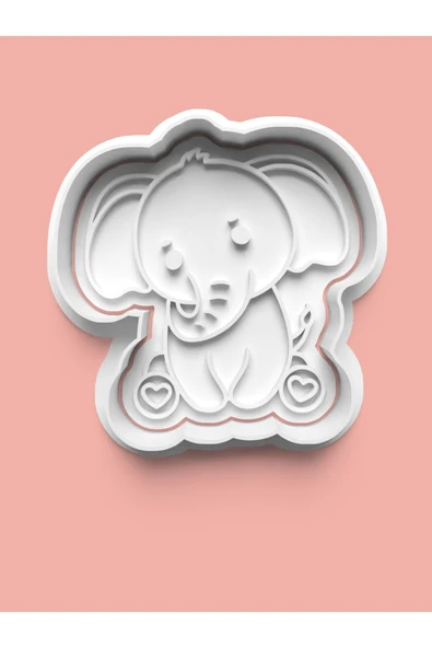 Yavru Fil Kurabiye Kalıbı Ve Şeker Hamuru Kalıbı ürün görseli