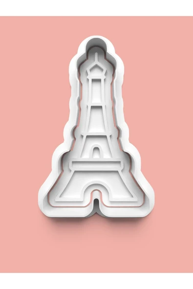 Eyfel Kulesi Kurabiye Kalıbı Ve Şeker Hamuru Kalıbı ürün görseli