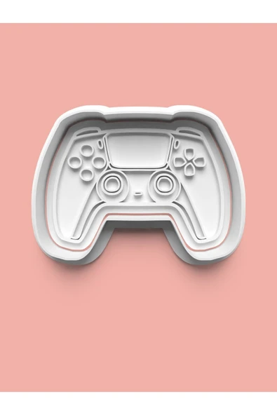 PS5 Oyun Kolu Figürü Kurabiye Kalıbı Ve Şeker Hamuru Kalıbı