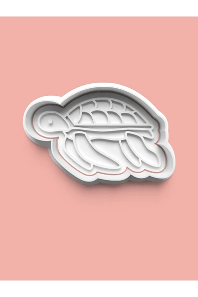 Deniz Kaplumbağası Kurabiye Kalıbı Ve Şeker Hamuru Kalıbı ürün görseli