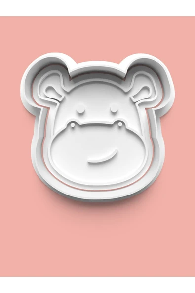 Su Aygırı Suratı Kurabiye Kalıbı Ve Şeker Hamuru Kalıbı ürün görseli