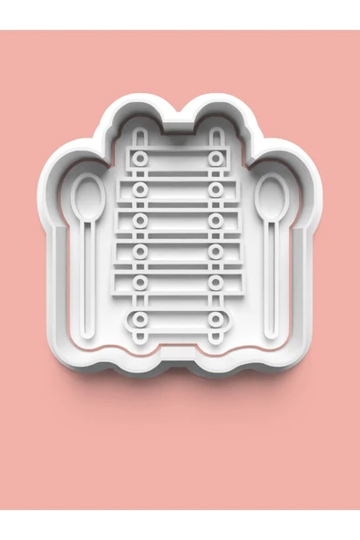 Ksilofon Figürü Kurabiye Kalıbı Ve Şeker Hamuru Kalıbı ürün görseli