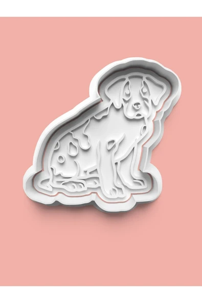 Great Dane Köpek Figürü Kurabiye Kalıbı Ve Şeker Hamuru Kalıbı ürün görseli