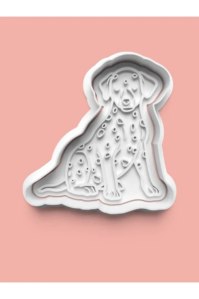 Dalmatian Köpek Figürü Kurabiye Kalıbı Ve Şeker Hamuru Kalıbı ürün görseli