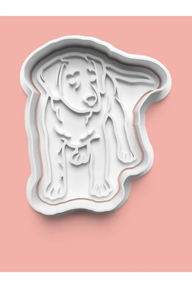 Labrador Köpek Figürü Kurabiye Kalıbı Ve Şeker Hamuru Kalıbı ürün görseli